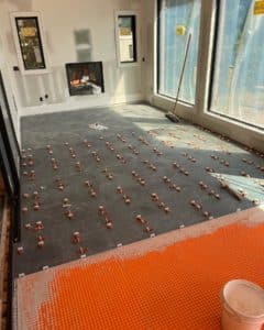 tile installation process